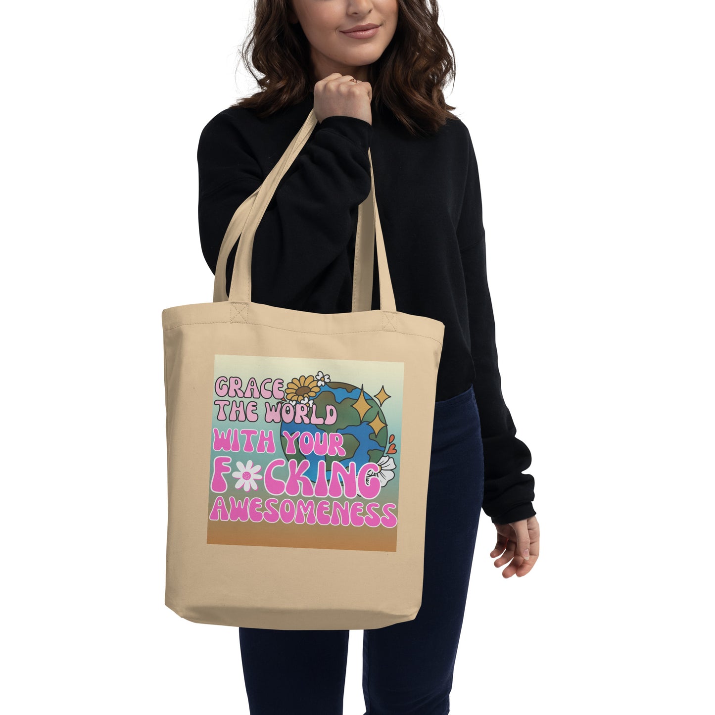 Grace The World Eco Tote - Awesomeness